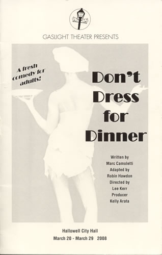 dont dress for dinner script Don't Dress For Dinner by Marc Camoletti